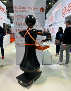 Iggy Rob makes its rounds at trade shows, educating attendees on its potential applications in industrial environments. Iggy Rob makes its rounds at trade shows, educating attendees on its potential applications in industrial environments.