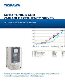 Auto-Tuning and Variable Frequency Drives | Machine Design