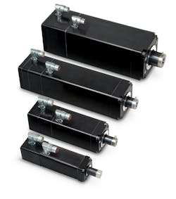 The IMA linear servo actuator includes an integrated servo motor that streamlines mechanical design. It is well suited for hydraulic replacement, tight spaces and high shock and vibration conditions. The IMA linear servo actuator includes an integrated servo motor that streamlines mechanical design. It is well suited for hydraulic replacement, tight spaces and high shock and vibration conditions.