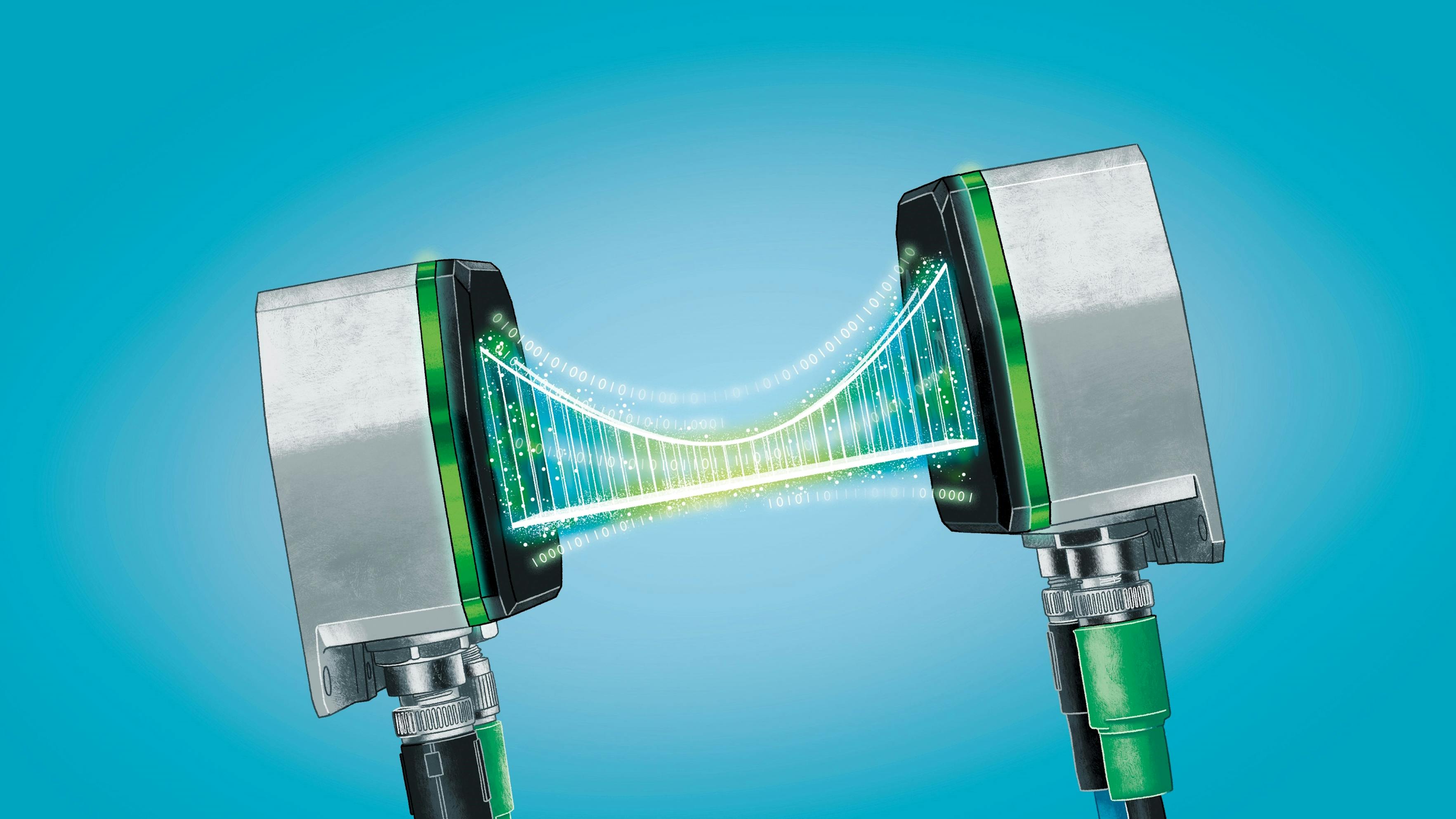 Contactless, compact and robust: NearFi is a flexible and easy replacement for wear-prone and maintenance-intensive connectors.