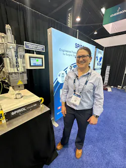 Christie Jones, Director of Marketing and Vice President, Spirol, demonstrated both manual and automatic insert thread drivers at MD&M West 2026. Christie Jones, Director of Marketing and Vice President, Spirol, demonstrated both manual and automatic insert thread drivers at MD&M West 2026.