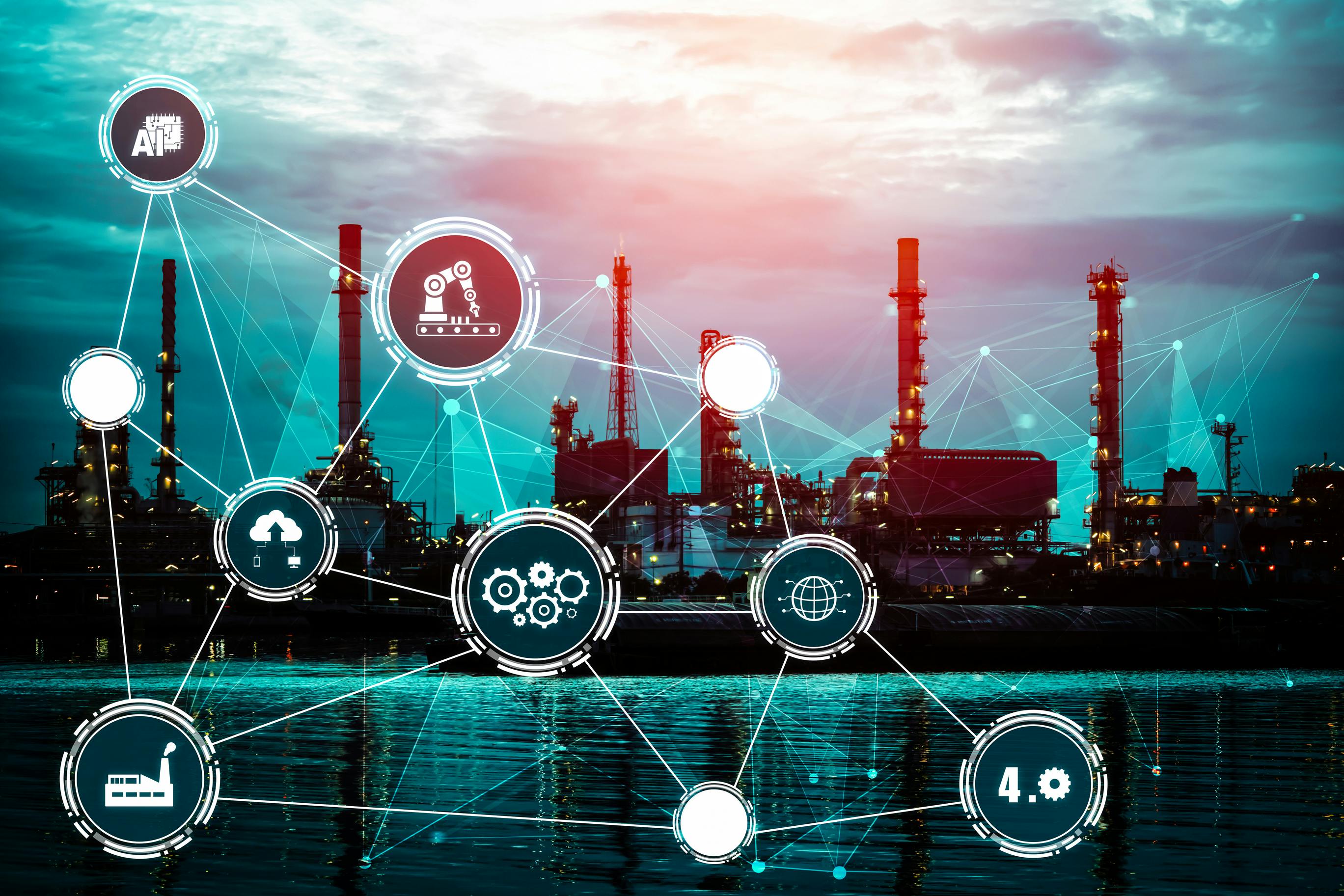 Industry 4.0 technology concept