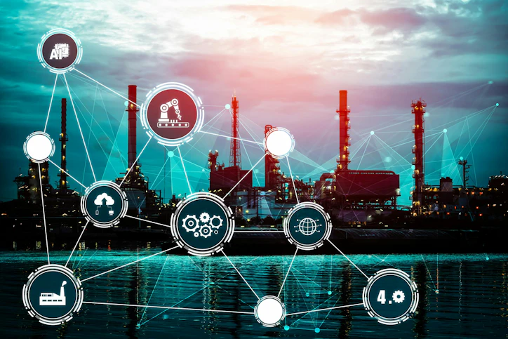 Industry 4.0 technology concept