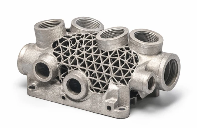 Additive manufacturing creates internal channels, lattice structures, and complex geometries impossible with traditional machining or molding. The tradeoff is longer production time.