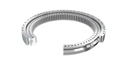 Crossed roller bearing detail. Crossed roller bearing detail.