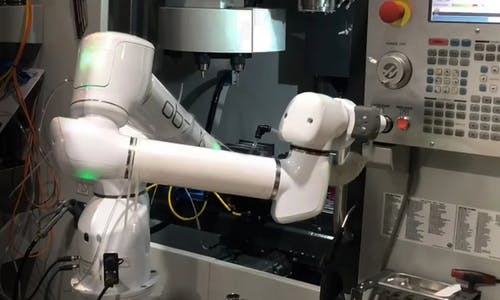 Benefits of Automating Haas Machines With OB7 Cobots | Machine Design