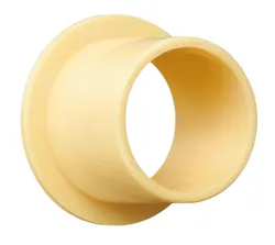 An example of a polymer flanged bearing An example of a polymer flanged bearing