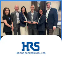 Representatives From Hirose Present The Mouser Team With The 2025 High Service Distributor Of The Year Award Representatives From Hirose Present The Mouser Team With The 2025 High Service Distributor Of The Year Award