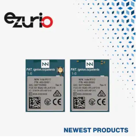 Ezurio's Vela IF310 Multiprotocol Modules, Now at Mouser