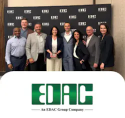 Representatives from EDAC Group present the Mouser team with the 2025 Global High Service Distributor of the Year Award Representatives from EDAC Group present the Mouser team with the 2025 Global High Service Distributor of the Year Award