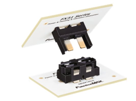 Now at Mouser Hirose Electric FX31 FunctionMAX Floating High-Current Connectors