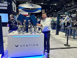 Baptiste Bonturi at Vention booth