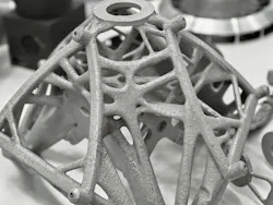 3D-printed metal structure