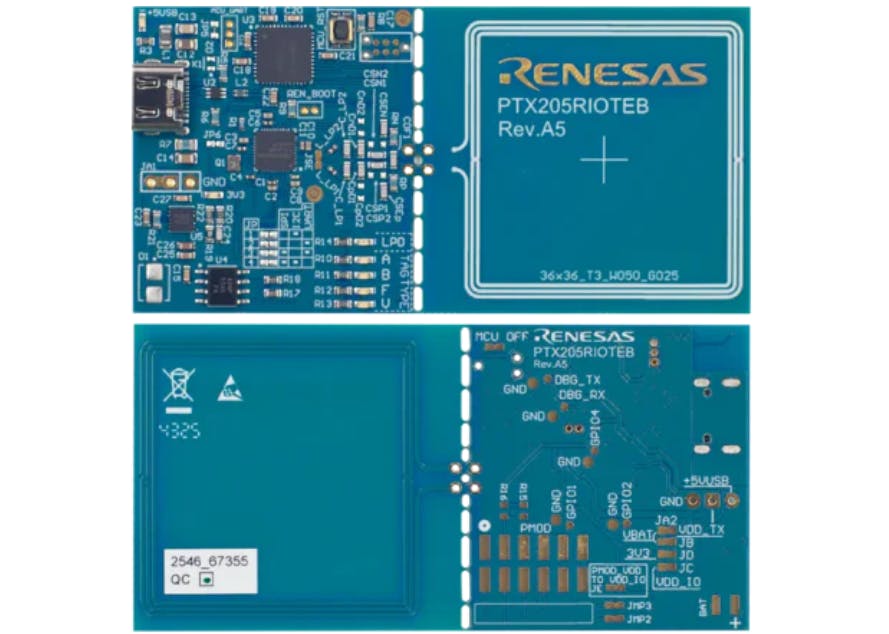 Renesas Electronics PTX205RIOTEB Evaluation Board