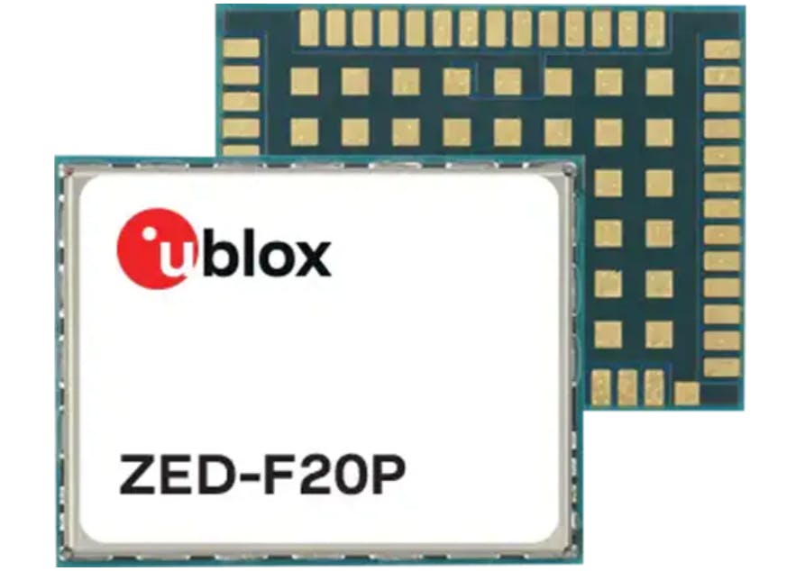 u-blox ZED-F20P Multi-Band High-Precision GNSS Module