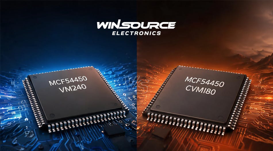 MCF54450VM240 vs MCF54450CVM180