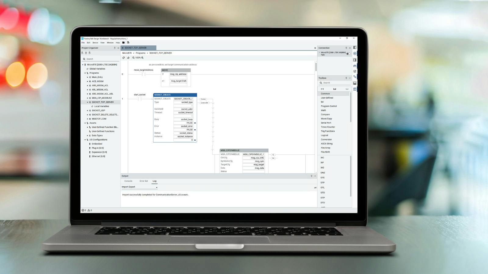 FactoryTalk Design Workbench software