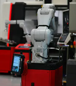 Robotic machine tending