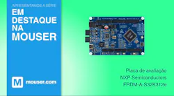 Placa de avaliação NXP Semiconductors FRDM-A-S32K312: Em Destaque Na Mouser