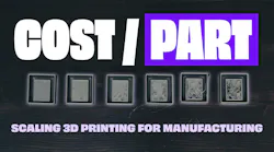 Cost/Part Scaling 3D Printing for Manufacturing